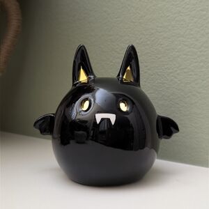 Black Bat Ceramic Figurine